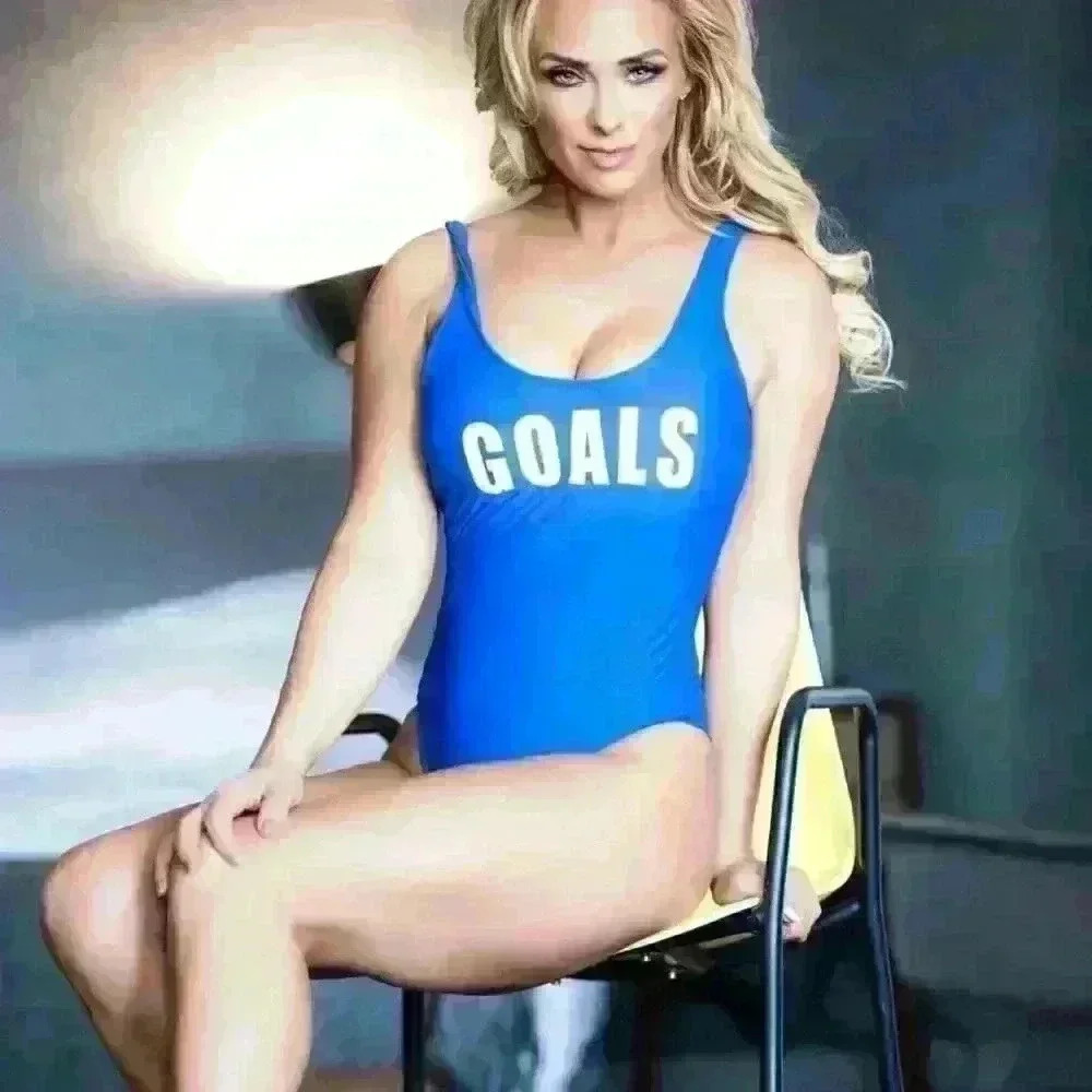 GOALS Cobalt Blue One Piece Tank Swimsuit